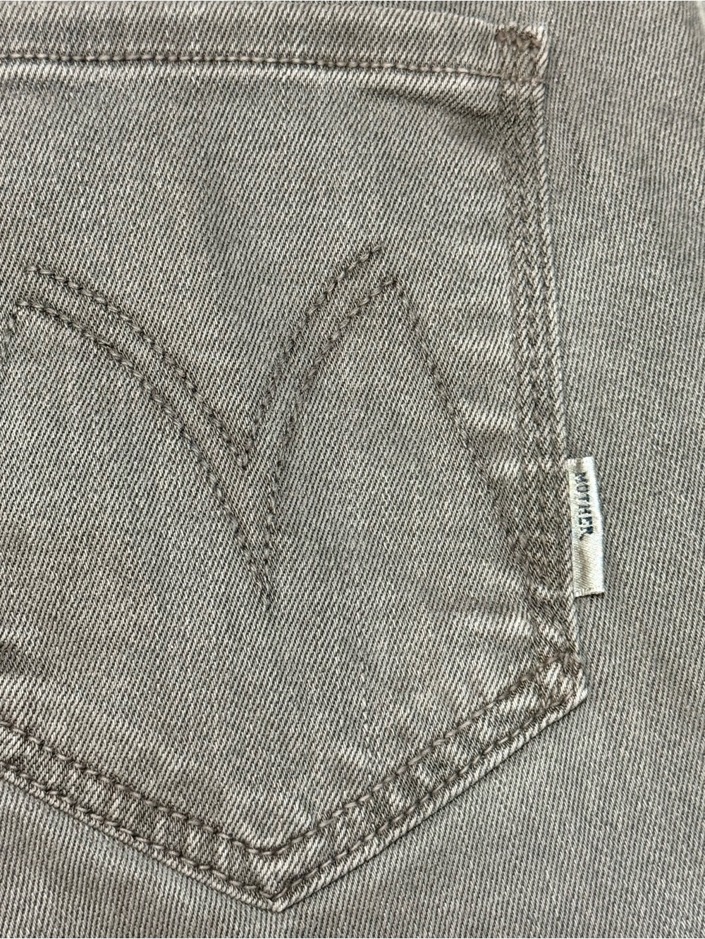 Mother The Looker Skinny Jeans Dye Clay Taupe Gray Stretch Denim Size 29 - Picture 9 of 11